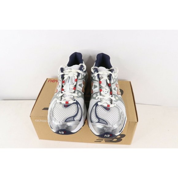 NOS Vintage New Balance 1224 Gym Jogging Running Shoes White Red USA main image 6